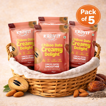 Chikoo Date Creamy Delight - Pack of 5