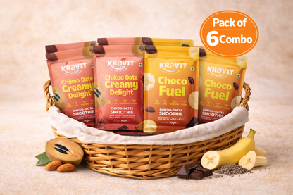 Pack of 6 Combo - Chikoo Date & Choco Fuel